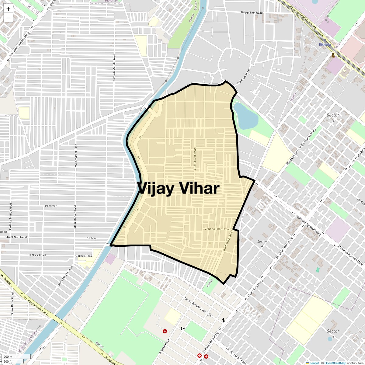 Check Time Travel of Vijay Vihar, Delhi