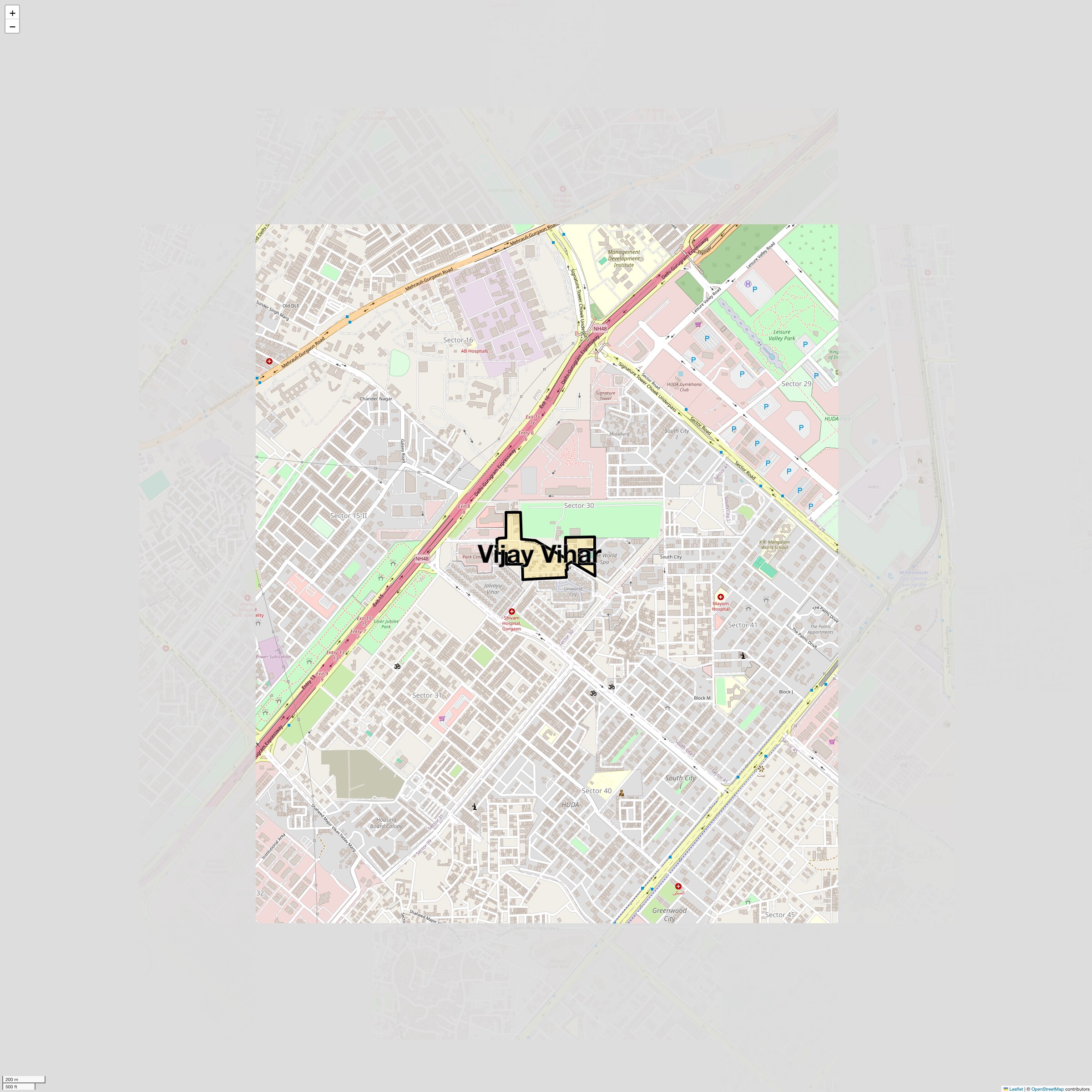 Check Time Travel of Vijay Vihar, Gurgaon