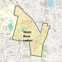 Vijaya Bank Layout Map