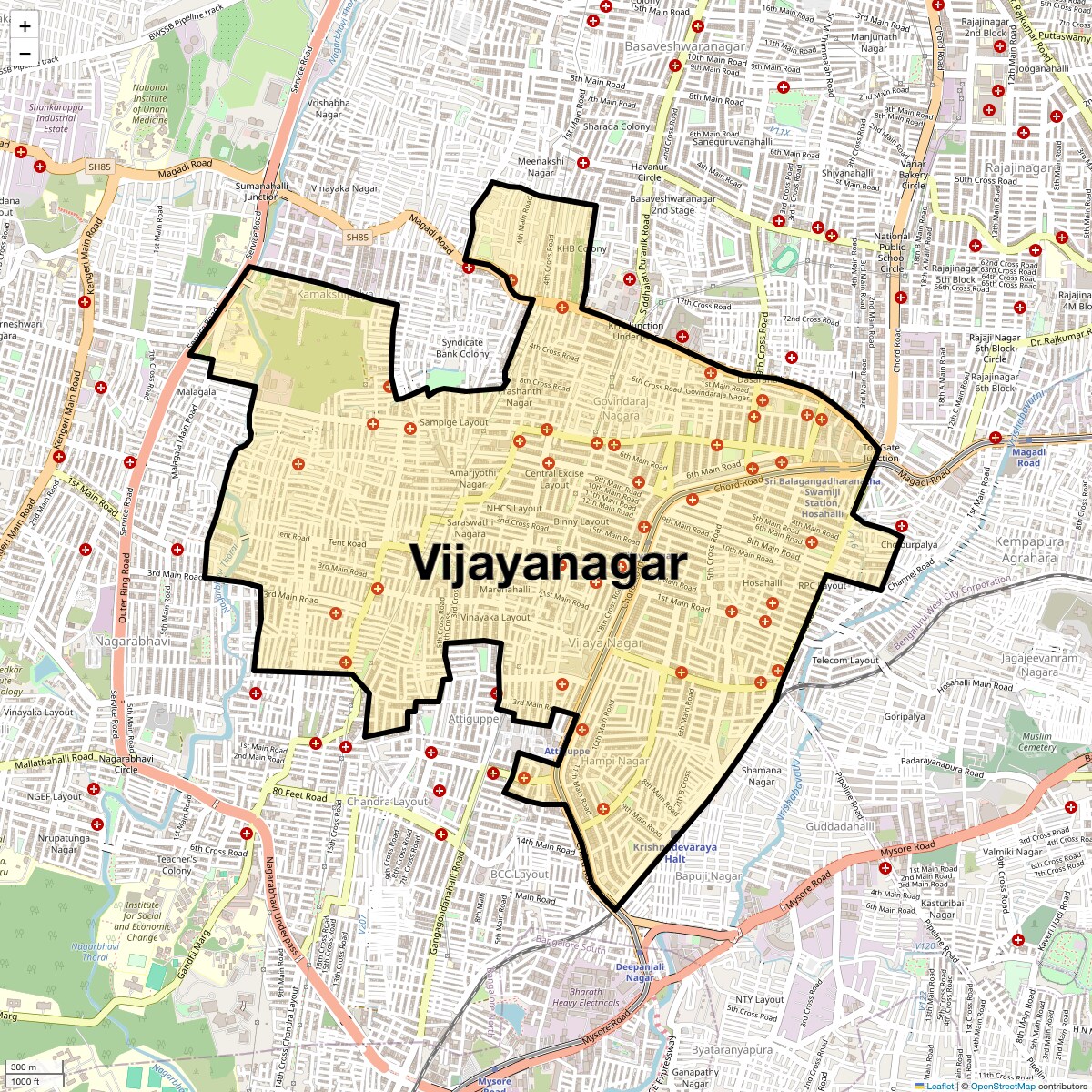 Check Time Travel of Vijayanagar, Bangalore