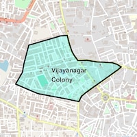Vijayanagar Colony Map