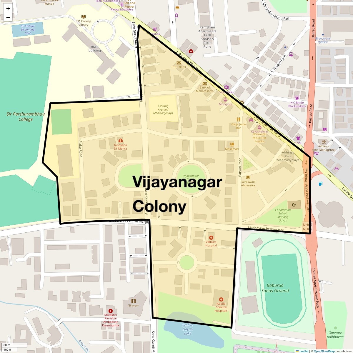 Check Time Travel of Vijayanagar Colony, Pune