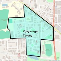 Vijayanagar Colony Map