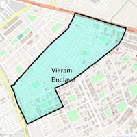 Vikram Enclave Map