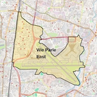 Vile Parle East Map