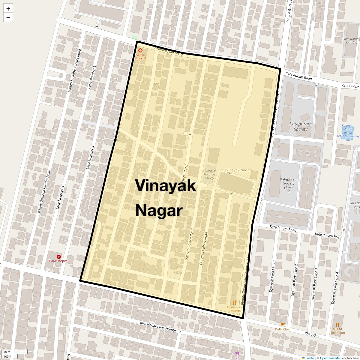 Check Time Travel of Vinayak Nagar, Pune