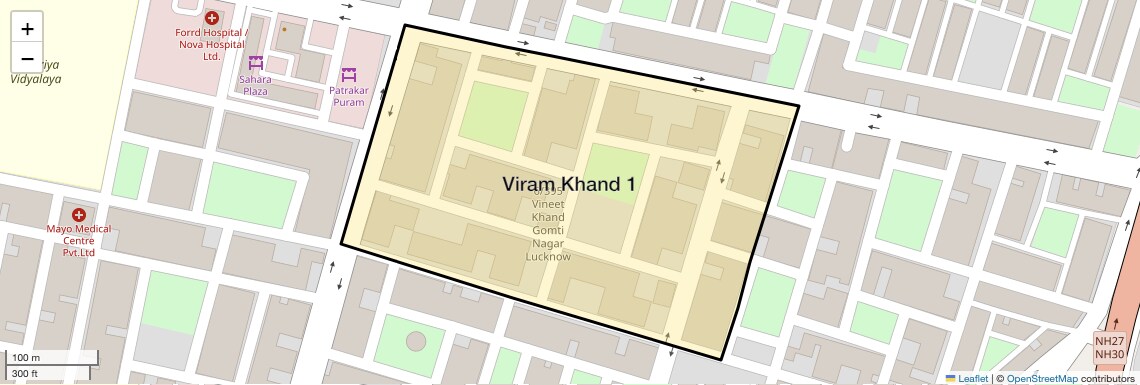 Viram Khand 1,Lucknow
