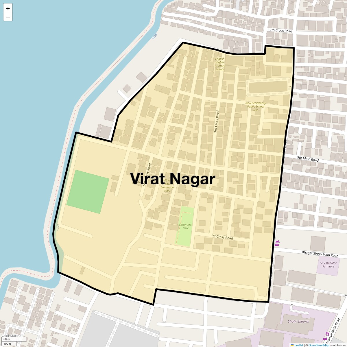 Check Time Travel of Virat Nagar, Bangalore