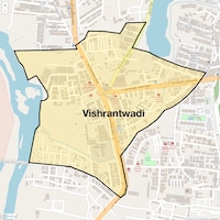 Vishrantwadi Map
