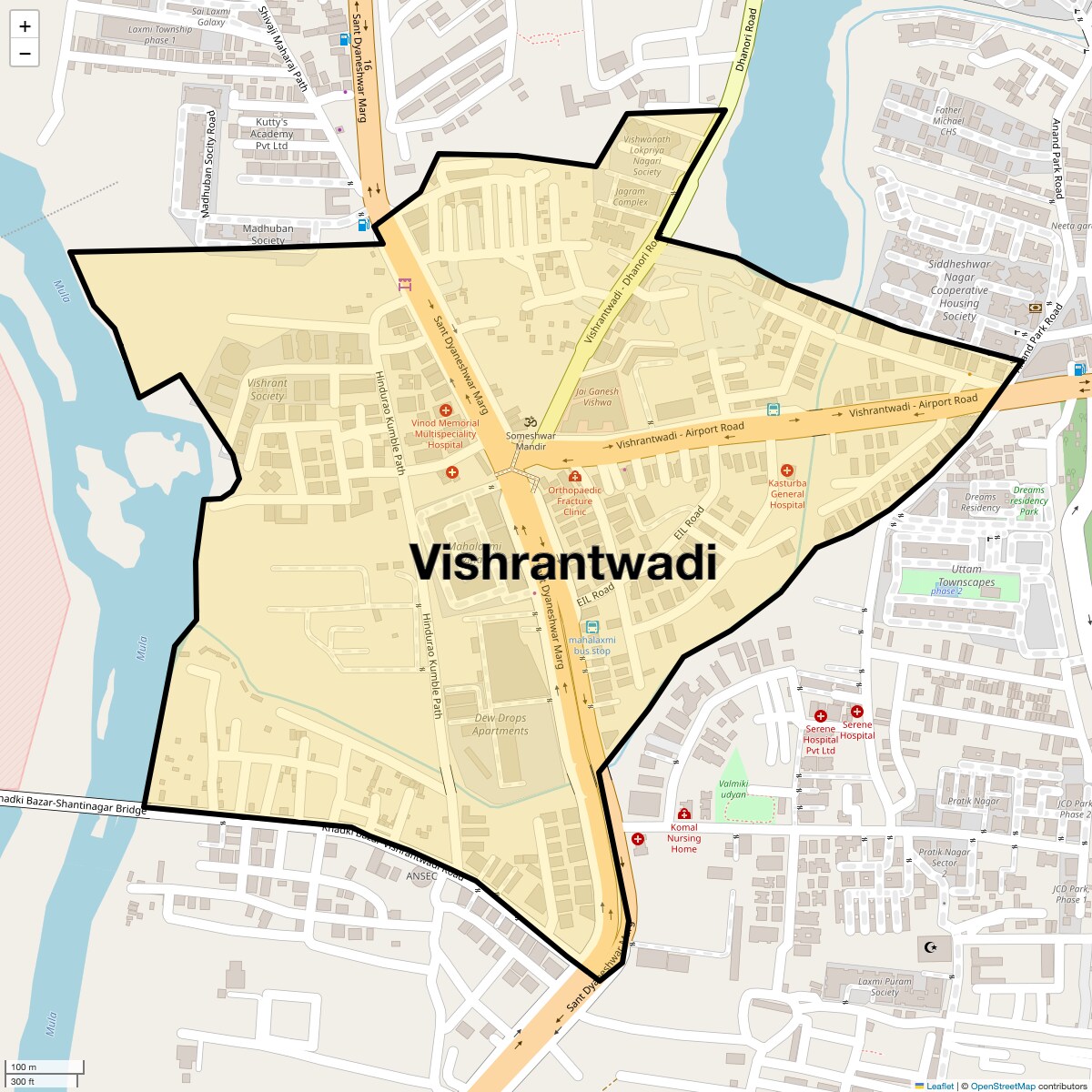 Check Time Travel of Vishrantwadi, Pune