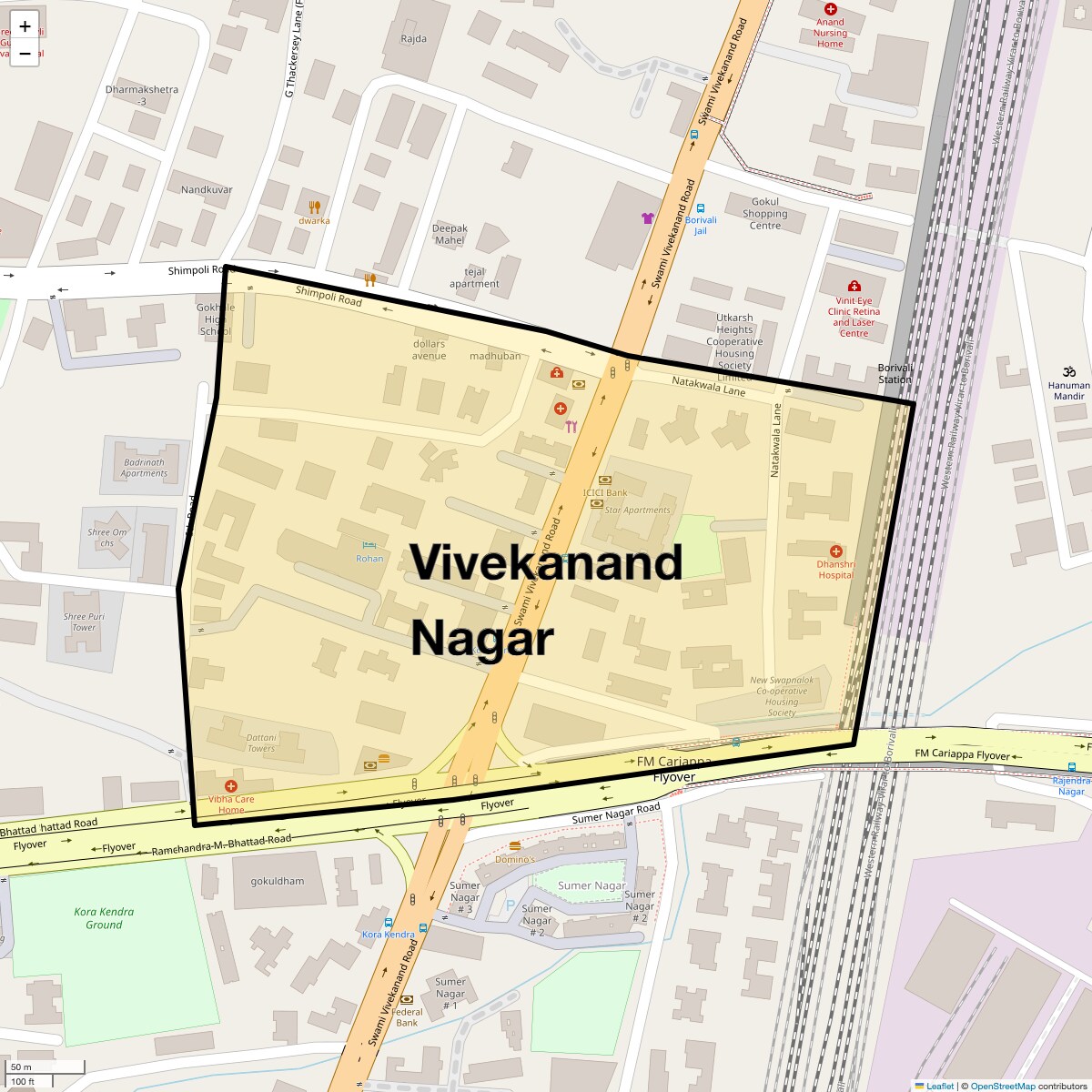 Check Time Travel of Vivekanand Nagar, Mumbai