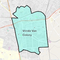 Vrinda Van Colony Map