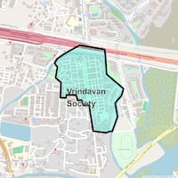 Vrindavan Society Map