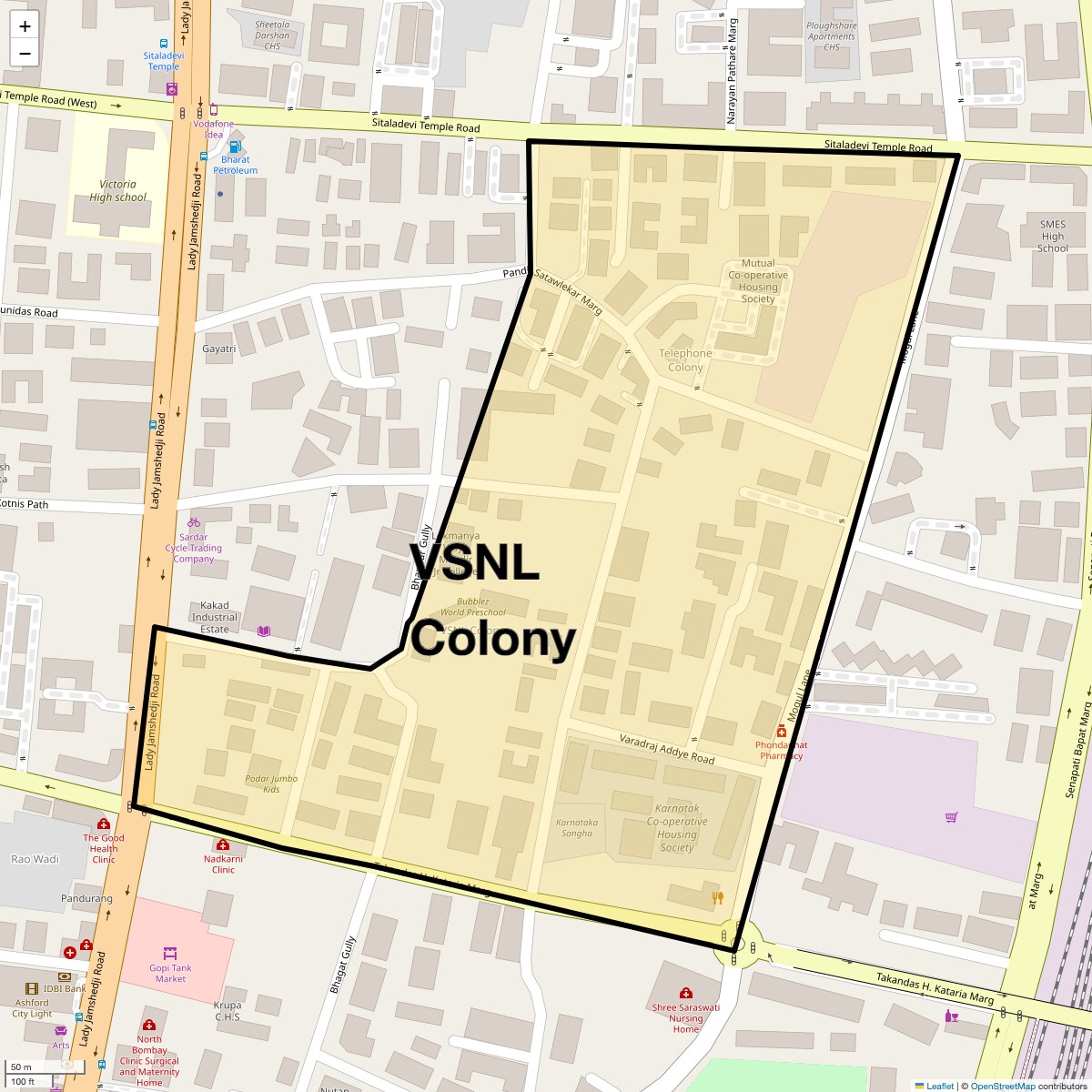 VSNL Colony Map