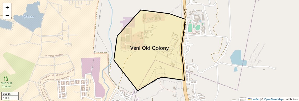 Location Map of Vsnl Old Colony, Pune