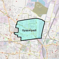 Vyasarpadi Map