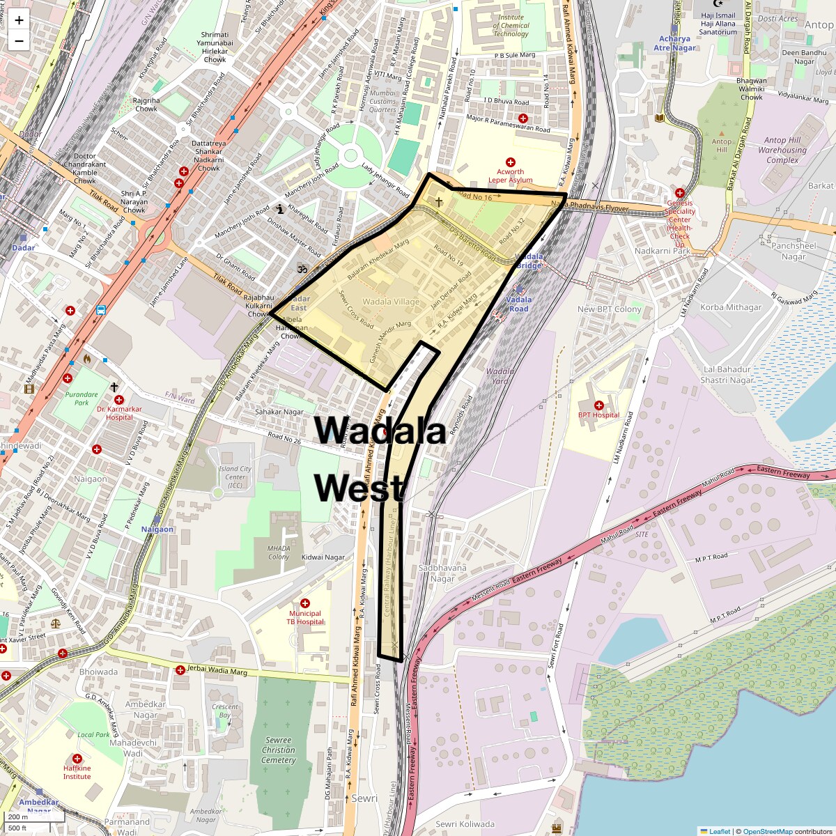 Check Time Travel of Wadala West, Mumbai