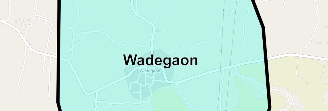 Location Map of Wadegaon, Pune