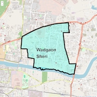 Wadgaon Sheri Map