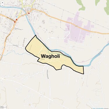 Location Map of Wagholi, Pune
