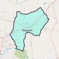 Wagholi Map