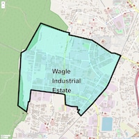 Wagle Industrial Estate Map