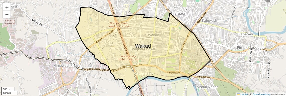 Wakad Map