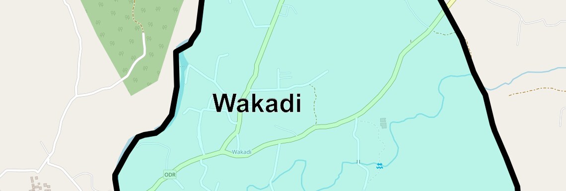Location Map of Wakadi, Navi Mumbai
