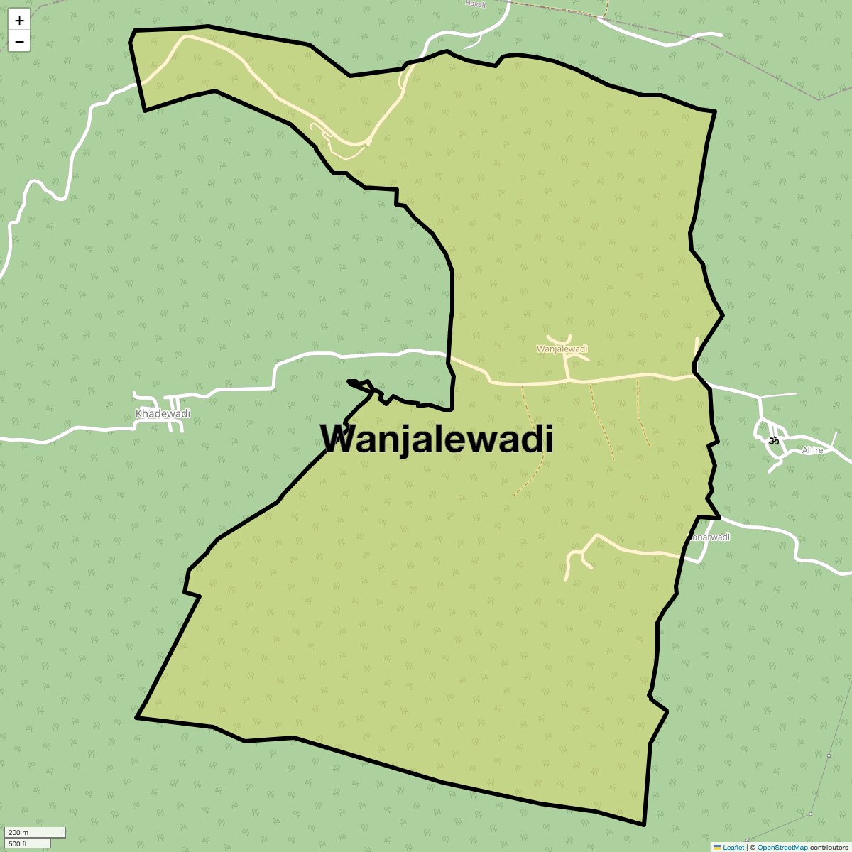 Wanjalewadi Map