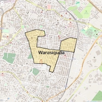 Warasiguda Map