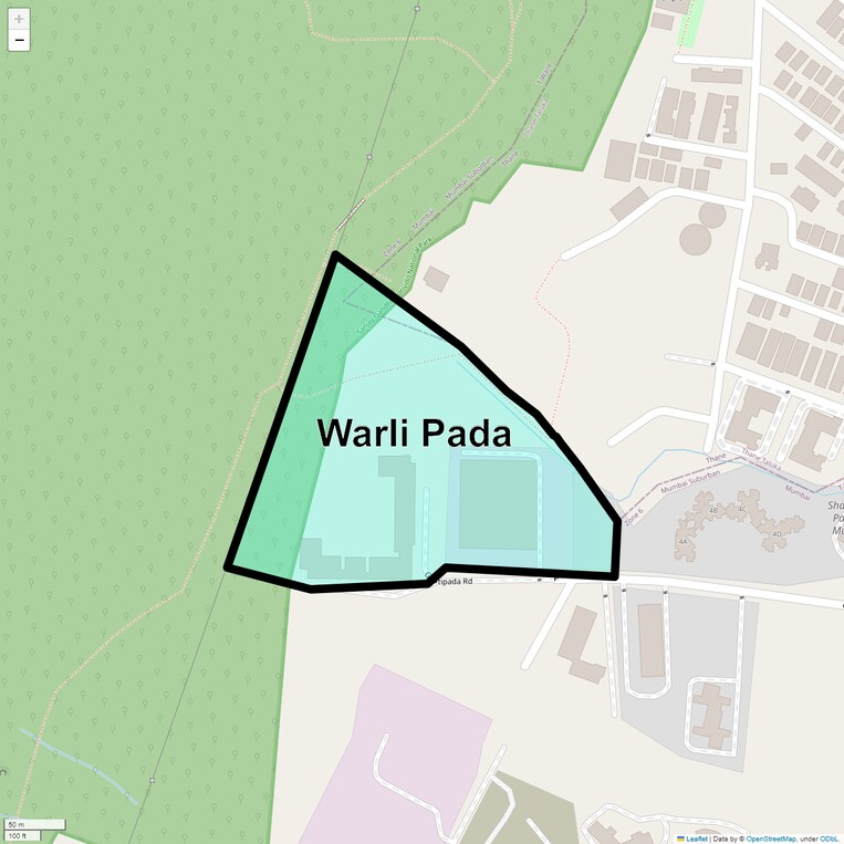 Location Map of Warli Pada