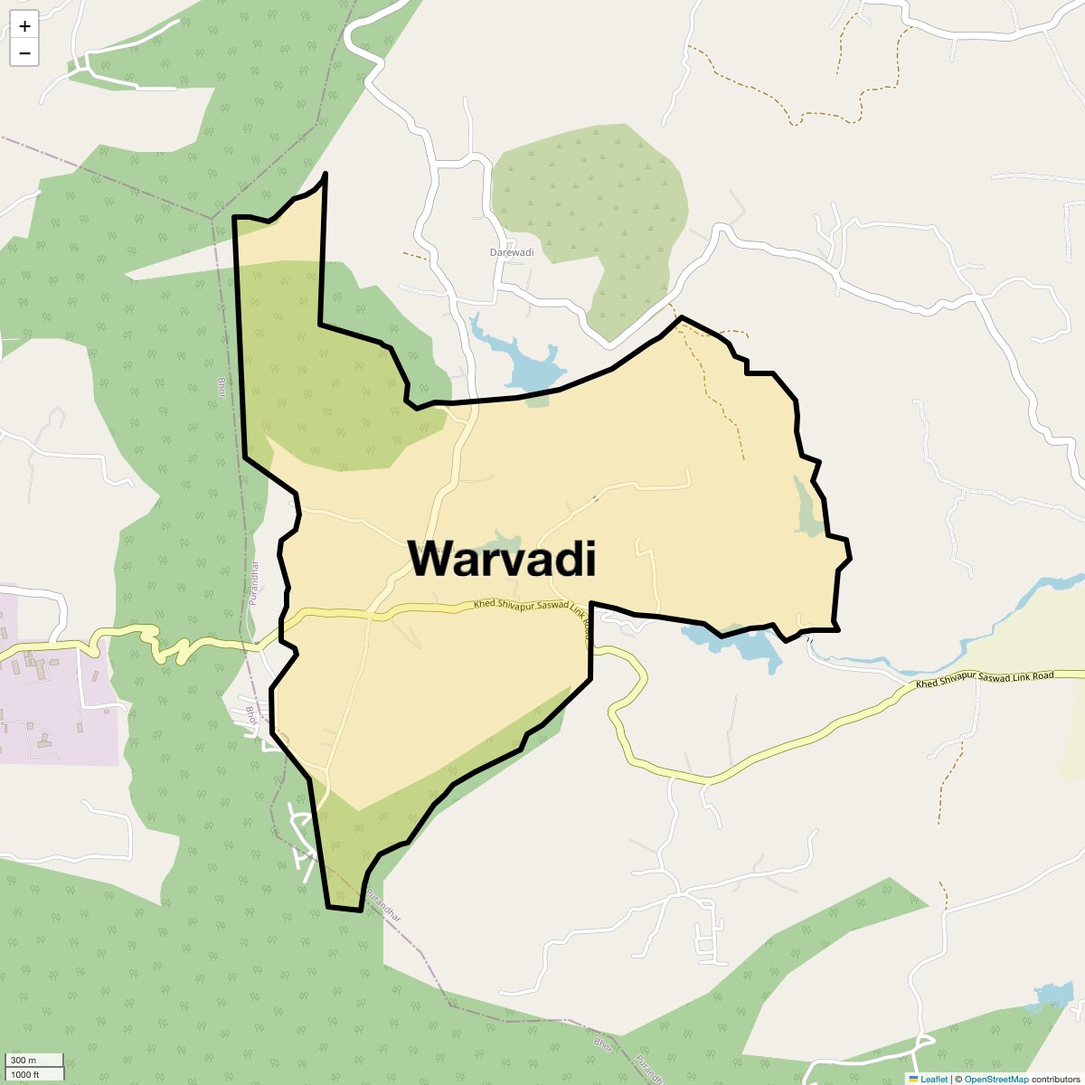 Warvadi Map