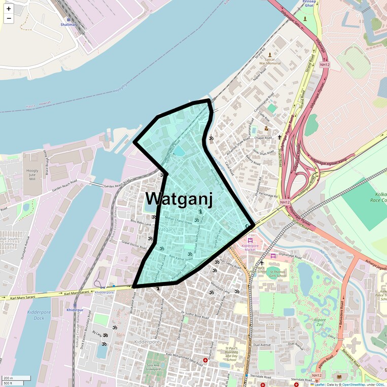 Location Map of Watganj