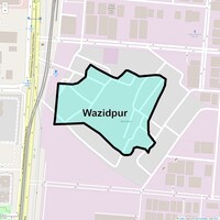 Location Map of Wazidpur, Noida