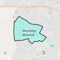 Wazirbagh Mohallah Map