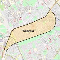 Wazirpur Map