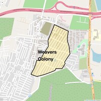 Weavers Colony Map