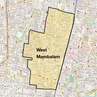 West Mambalam Map