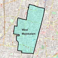 West Mambalam Map