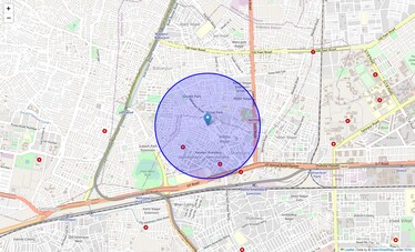 Location Map of West Rohtash Nagar, Delhi