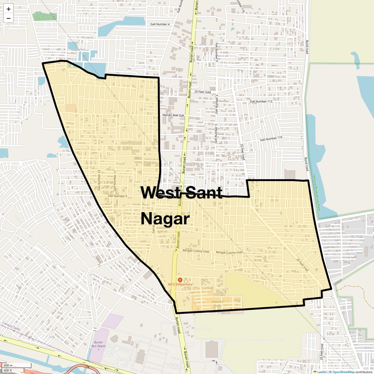 Check Time Travel of West Sant Nagar, Delhi