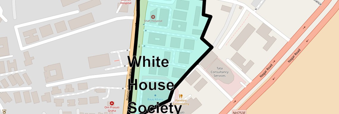Location Map of White House Society, Pune