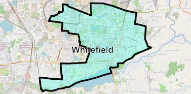 Location Map of Whitefield, Bangalore