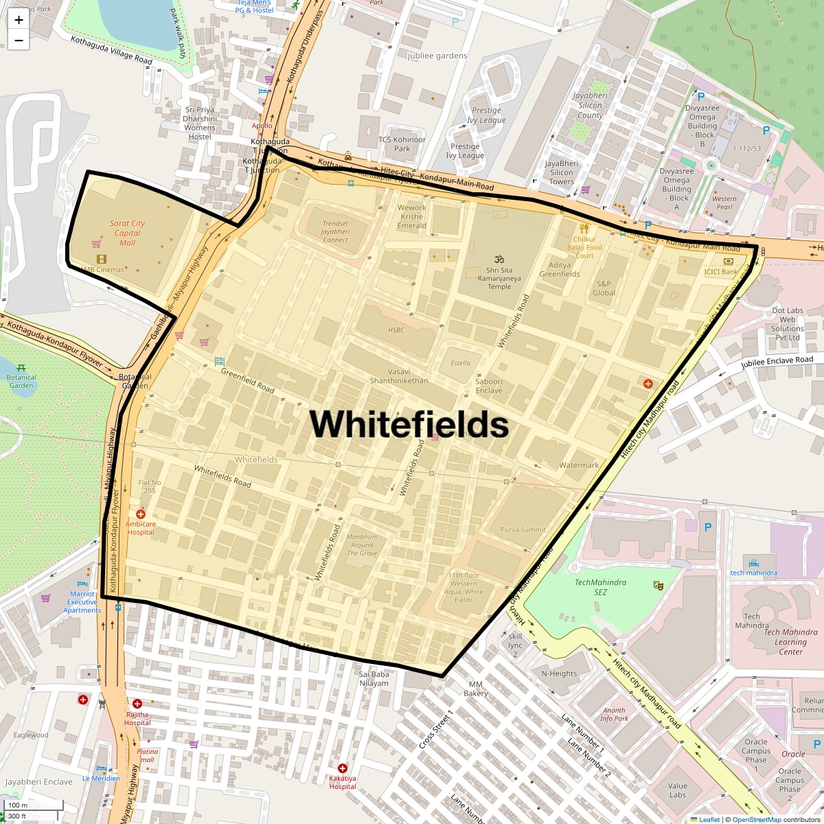 Check Time Travel of Whitefields, Hyderabad
