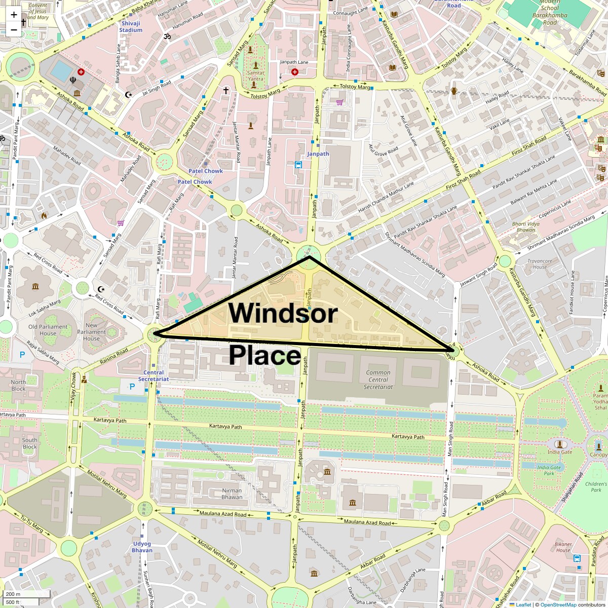 Windsor Place,Delhi