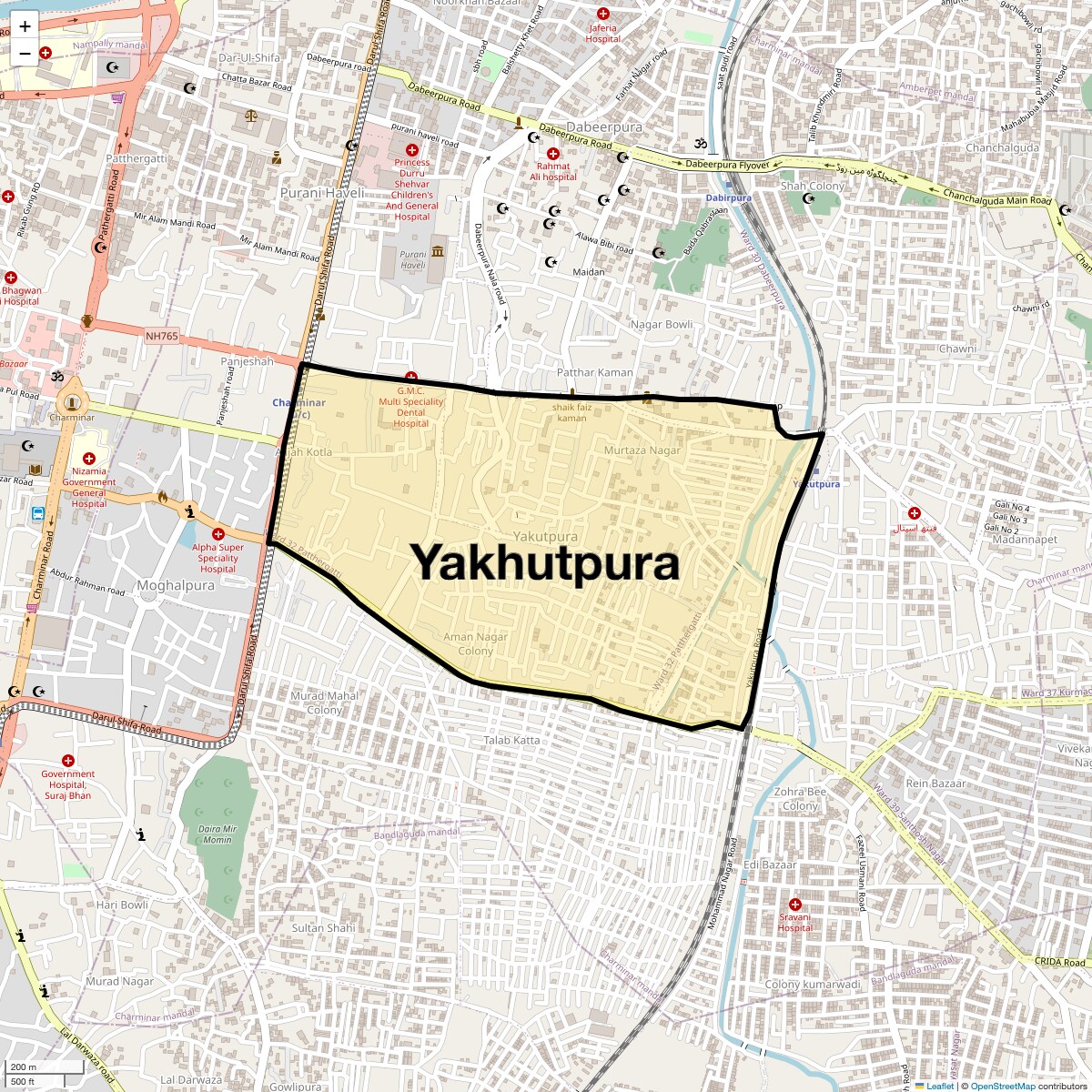 Check Time Travel of Yakhutpura, Hyderabad