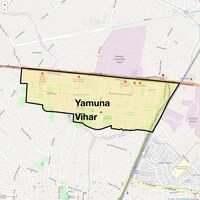 Yamuna Vihar Map