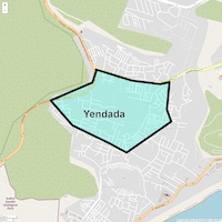 Yendada Map