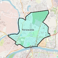 Yerawada Map