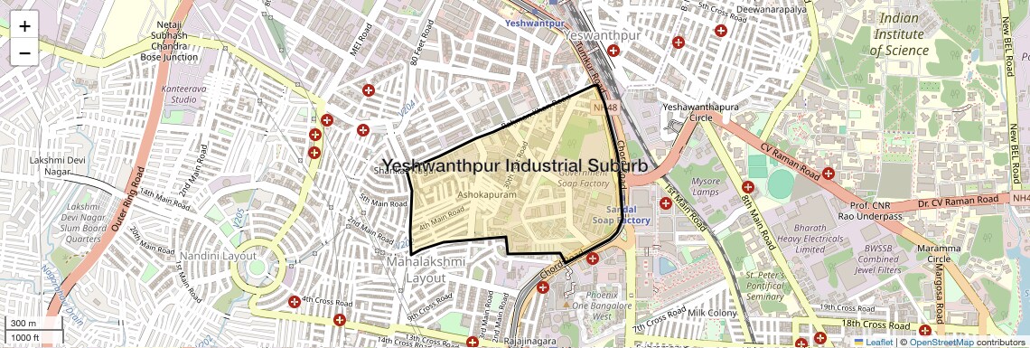 Yeshwanthpur Industrial Suburb,Bangalore